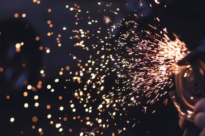 Image Of Sparks Depicts Inbound Marketing In Industrial Manufacturer Sector