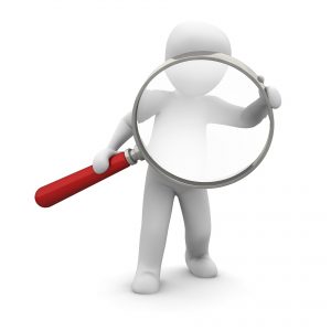 Magnifying glass to mean selecting a Web Analytics tool
