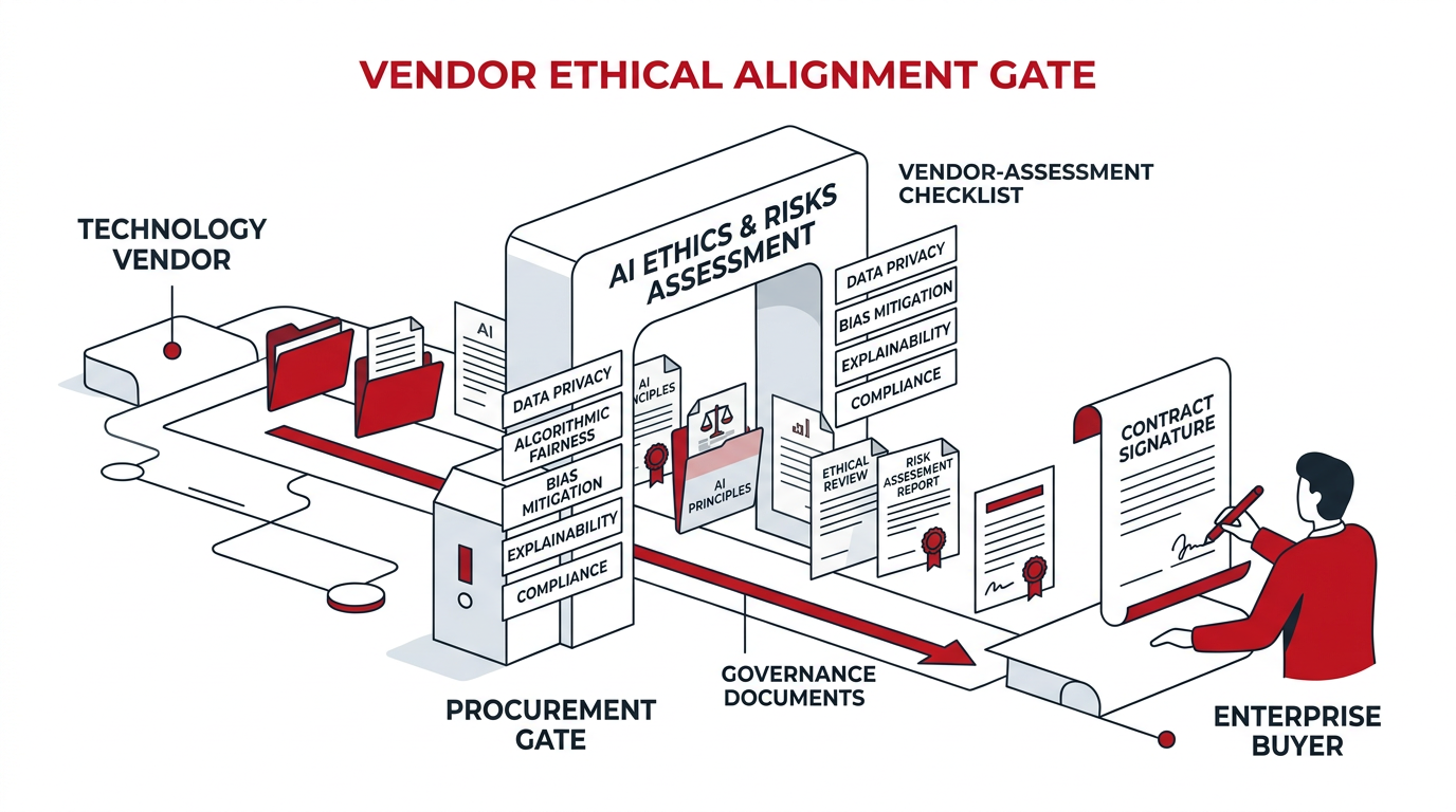 AI ethics as a procurement gate: the checkpoint a vendor must pass before an enterprise buyer signs